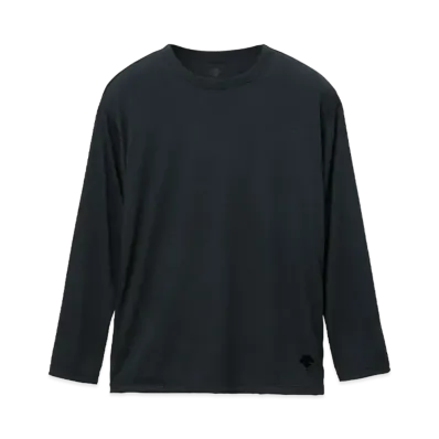 DESCENTE ALLTERRAIN 81 Wool L/S Shirt "Black"