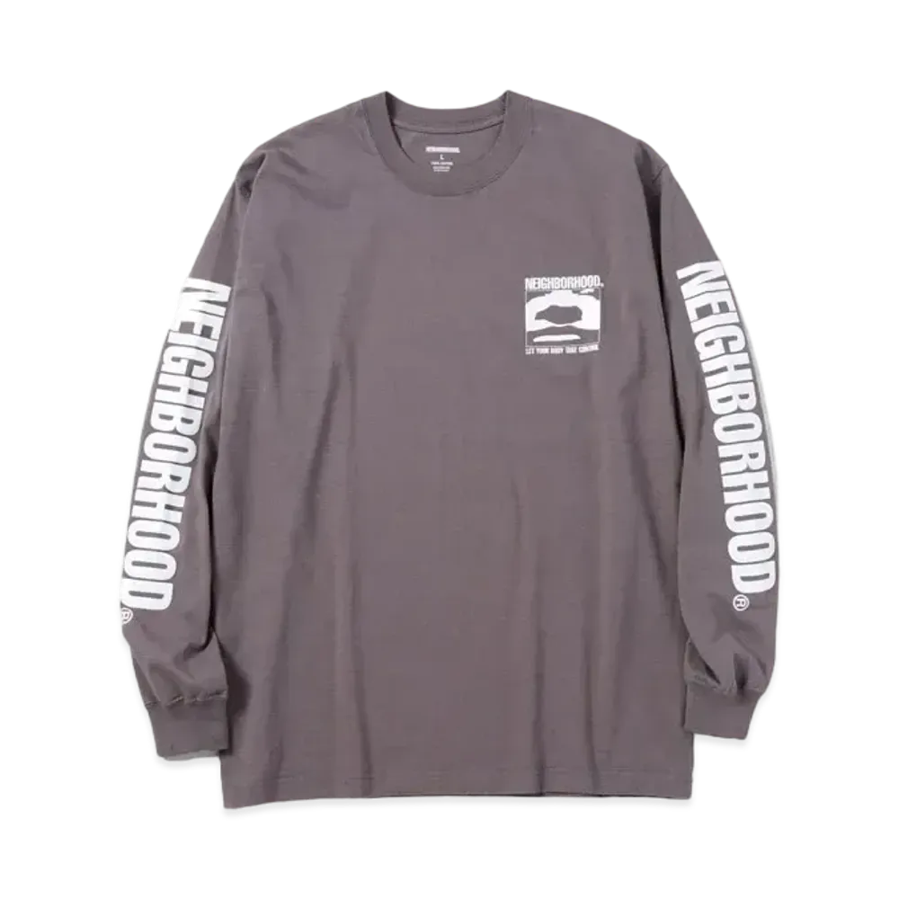 NEIGHBORHOOD GOD / C-TEE . LS "Grey"