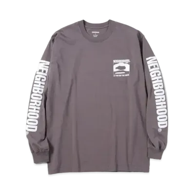 NEIGHBORHOOD GOD / C-TEE . LS "Grey"