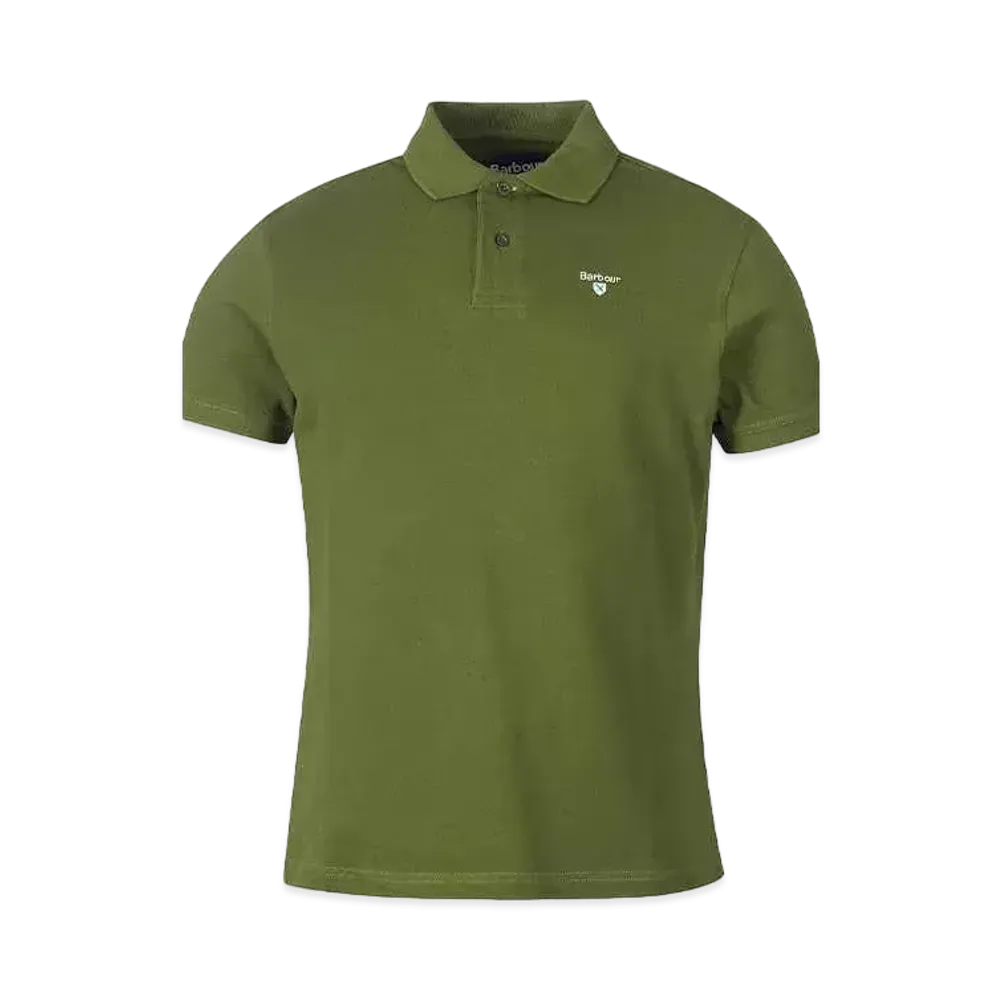 Barbour Logo Sport Polo Shirt "Green"