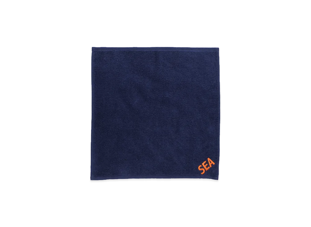 WIND AND SEA Sea Hand Towel "Navy"