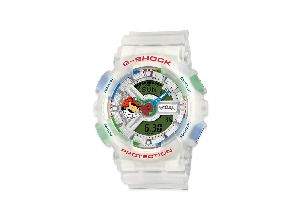 Casio G-Shock x Pokemon GA-110PKM-7AJR "White"