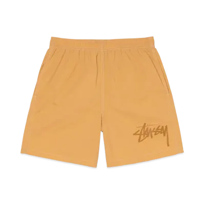 Stussy Big Stock Nylon Shorts "Honey"