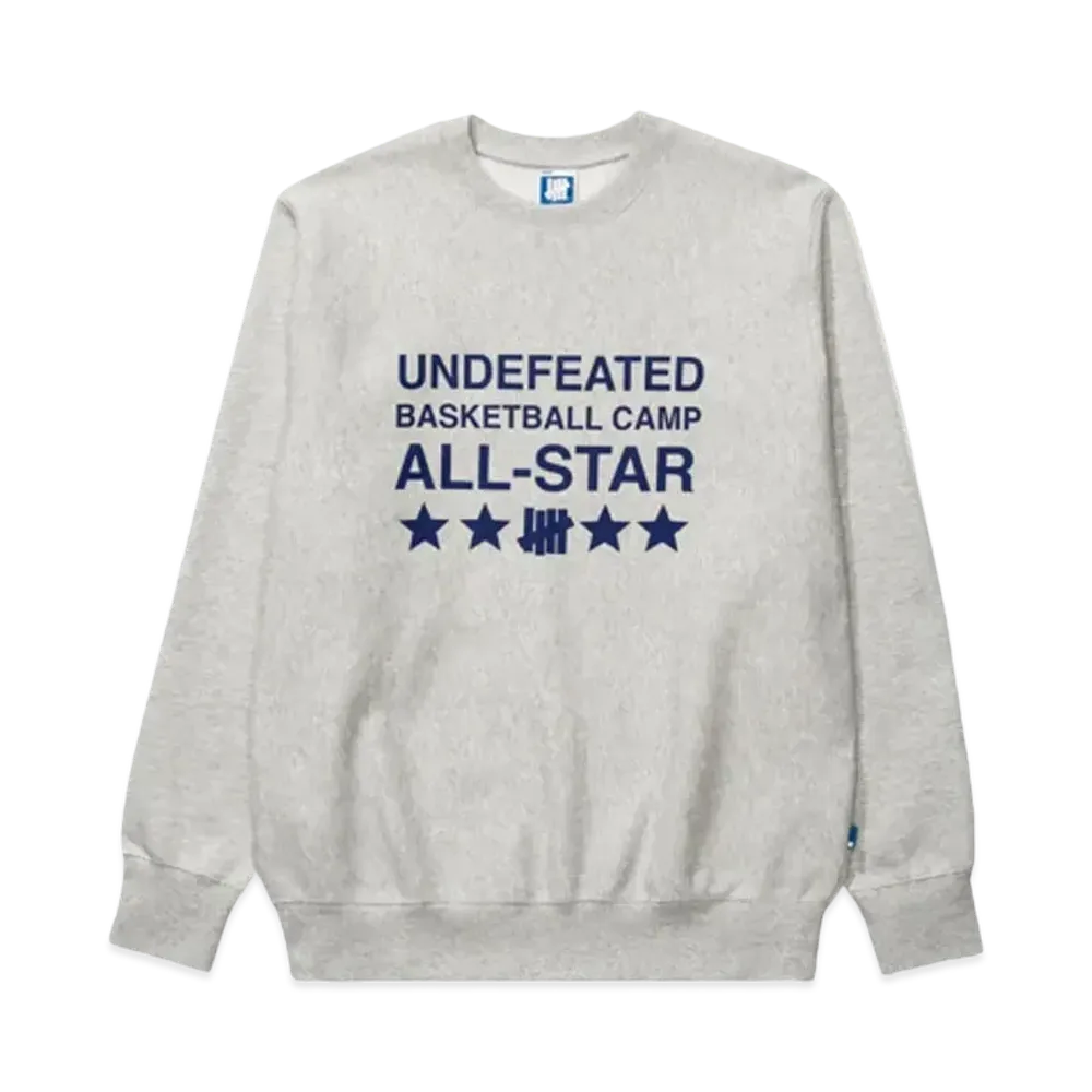 UNDEFEATED Camp Crewneck "Gray"