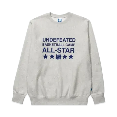 UNDEFEATED Camp Crewneck "Gray"