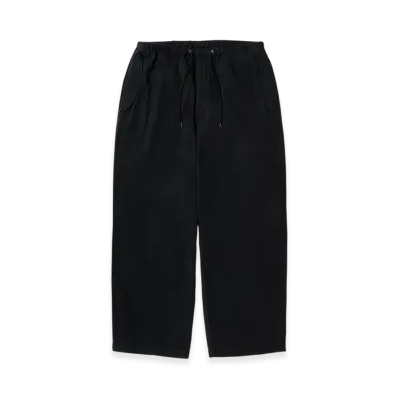 A.PRESSE Washed Cotton Silk Linen HBT M-51 Over Pants "Black"