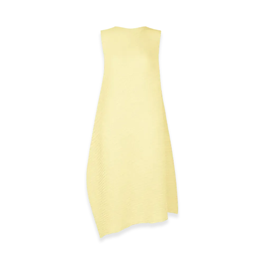 ISSEY MIYAKE Sheer Linen Like Pleats "PytalosYellow"