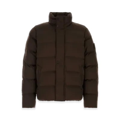 Stone Island Wool Down Jacket "Brown"