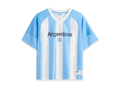 Gap x Ouigi Theodore Kids FIFA World Cup Oversized Jersey Argentina "Light Blue/White"
