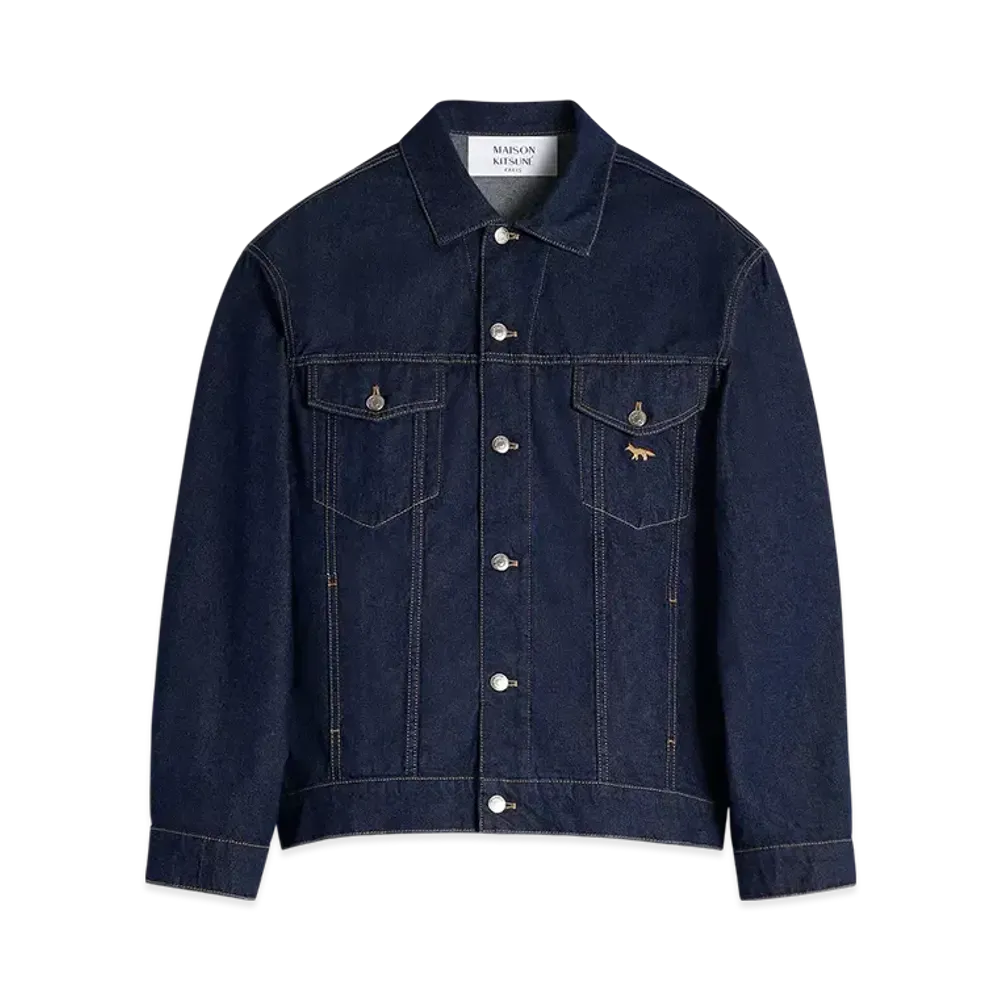 Maison Kitsune Trucker Jacket "Indigo"