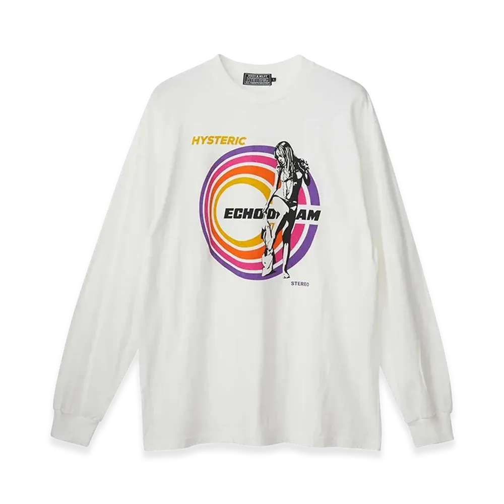 HYSTERIC GLAMOUR Echo Dream T-Shirt "White"