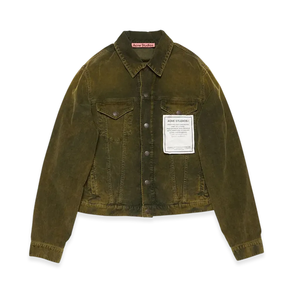 Acne Studios Corduroy Jacket "Olive Green"