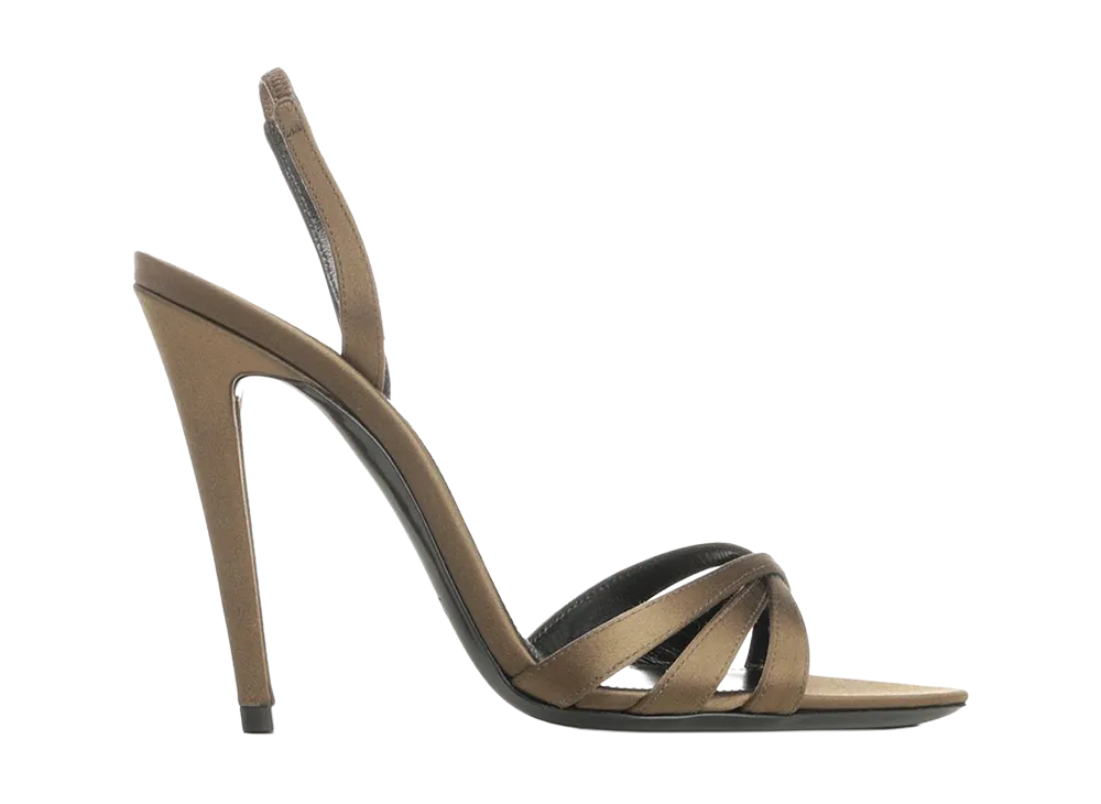 Saint Laurent Women's Kate Sandal "Grey"