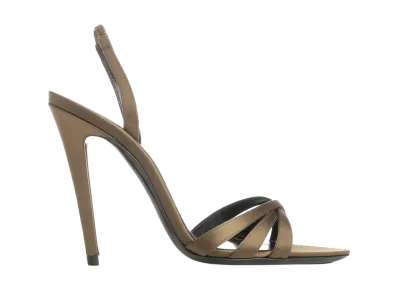 Saint Laurent Women's Kate Sandal "Grey"