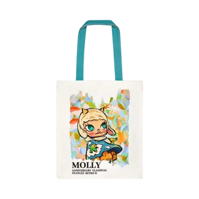 POP MART MOLLY Anniversary Classical Retro 2 Canvas Bag