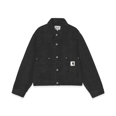 Carhartt WIP Women's Belmar Jacket "Snake Camo/Black(Heavy Stone Wash)"
