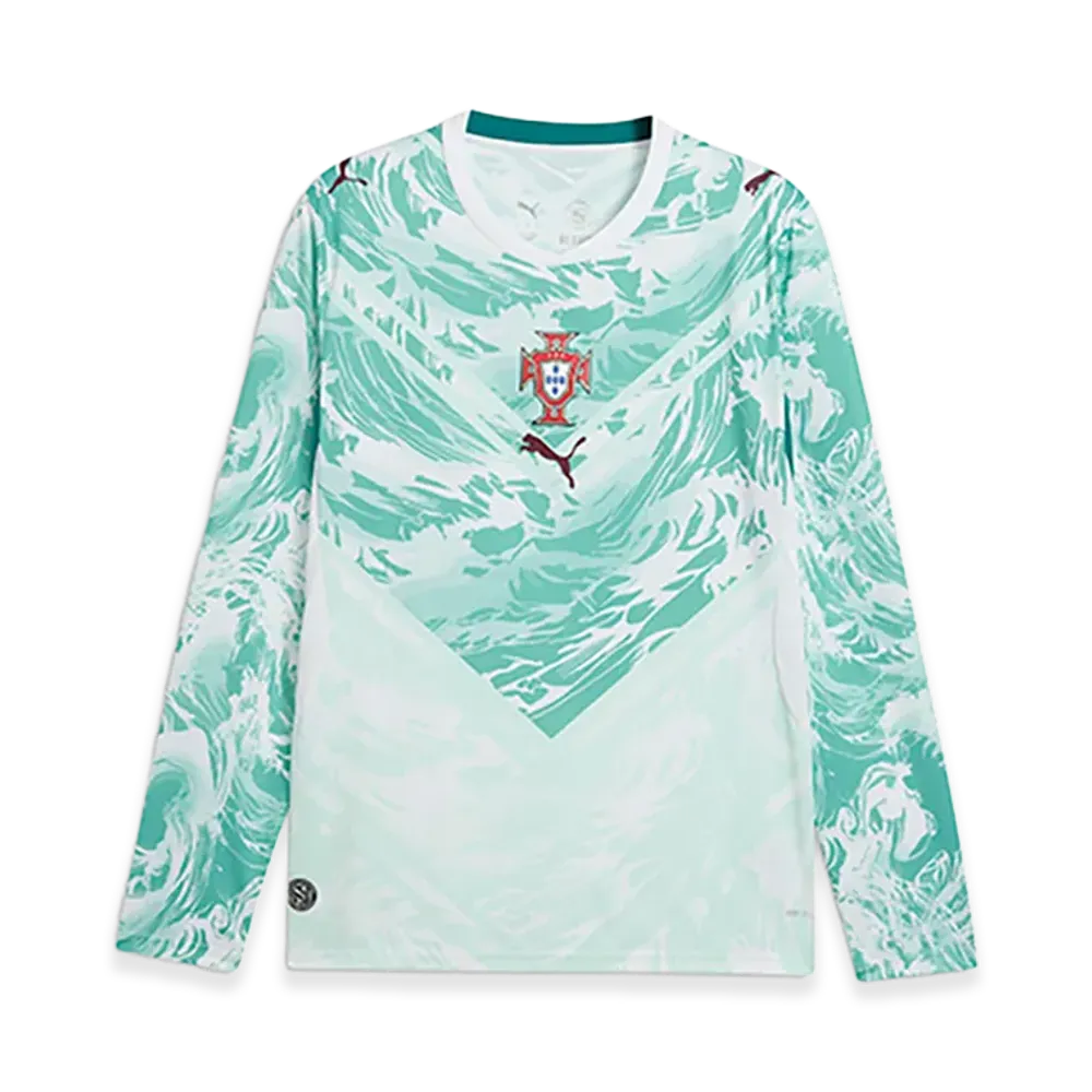 PUMA Soccer 2026 Portugal Away Long Sleeve Jersey "PUMA White"