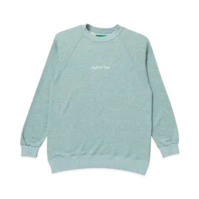BlackEyePatch ROYAL SCRIPT RAGLAN CREW SWEAT "Mint"