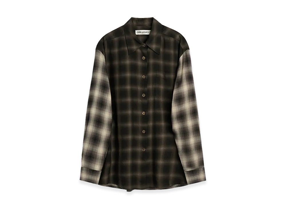 OUR LEGACY Women's Favourite Shirt "El Paso Check Saloon Tencel"