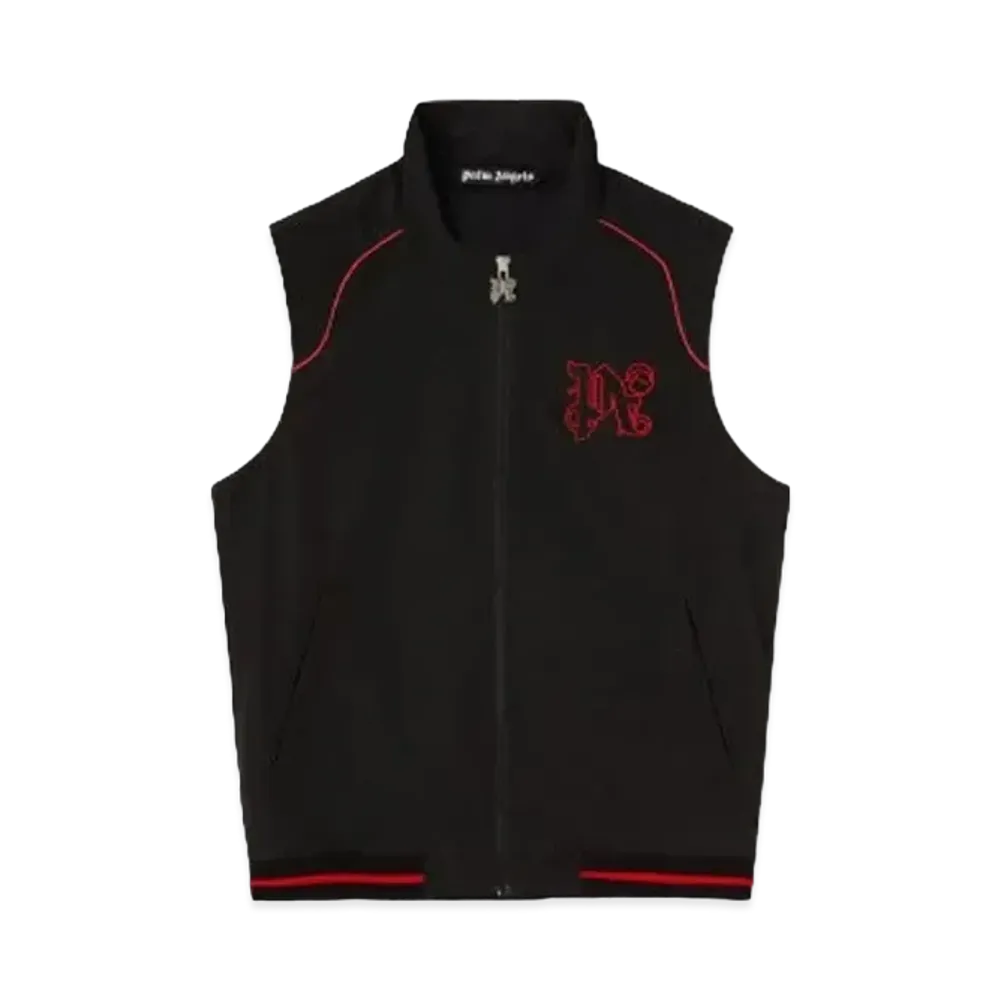 PALM ANGELS Paddock Vest "Black"