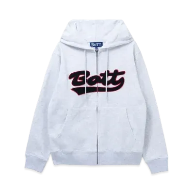 BoTT Script Logo Zip Hoodie "Ash"