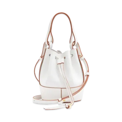 LOEWE Mini Balloon Bag In Nappa Calfskin "Soft White"