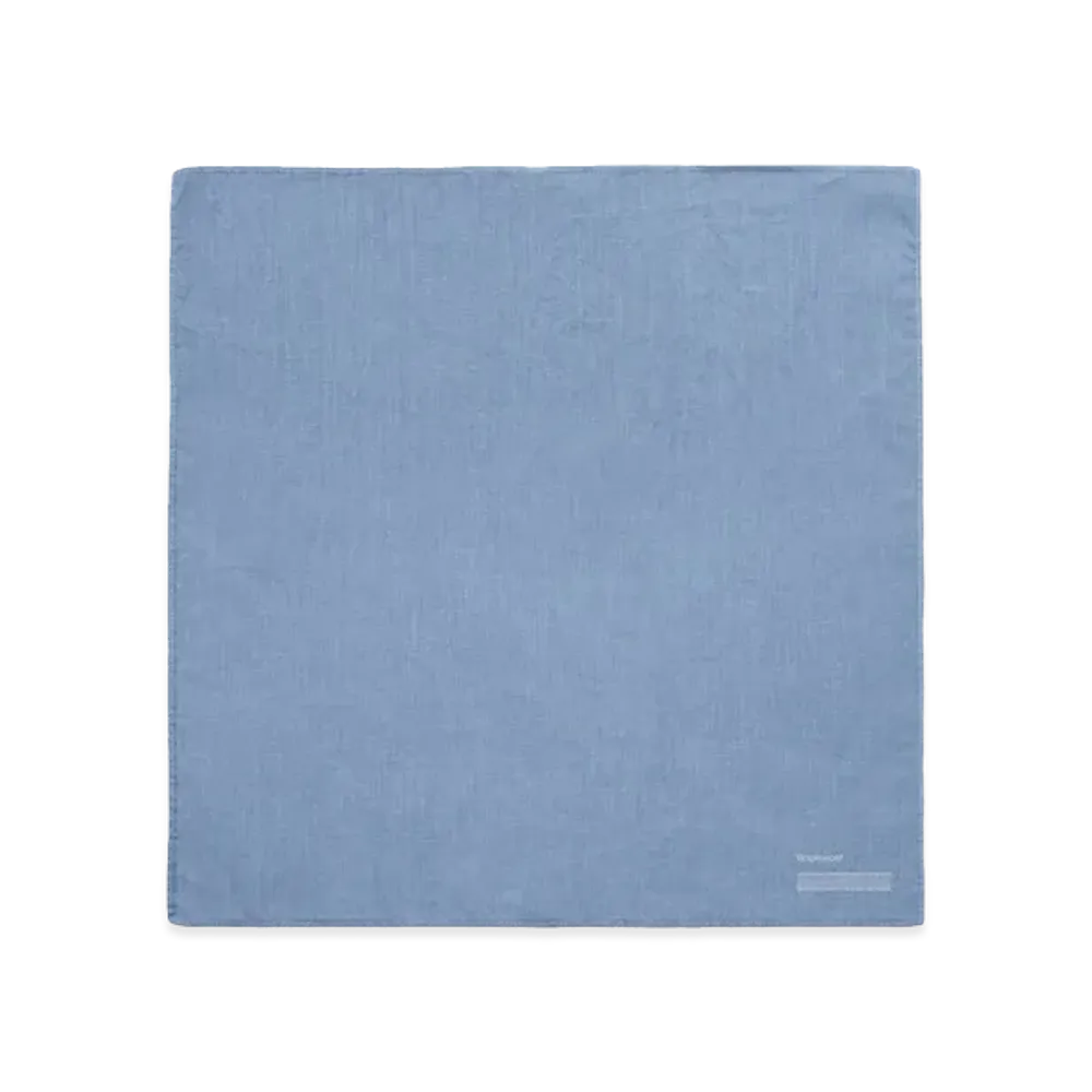 Graphpaper minus Botanical Dyed Linen Handkerchief "Blue"