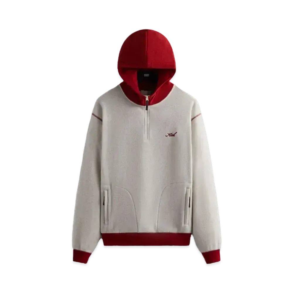 Kith Coleman Quarter Zip Hoodie "Oatmeal"