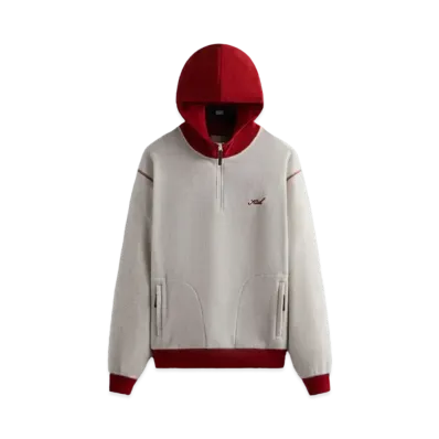 Kith Coleman Quarter Zip Hoodie "Oatmeal"