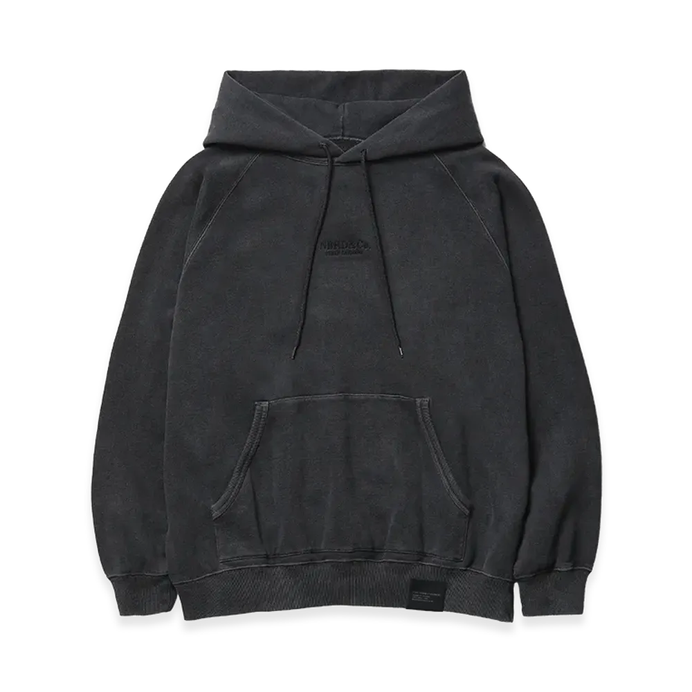 NEIGHBORHOOD Pigment Dyed Sweat Hoodie LS "Black"