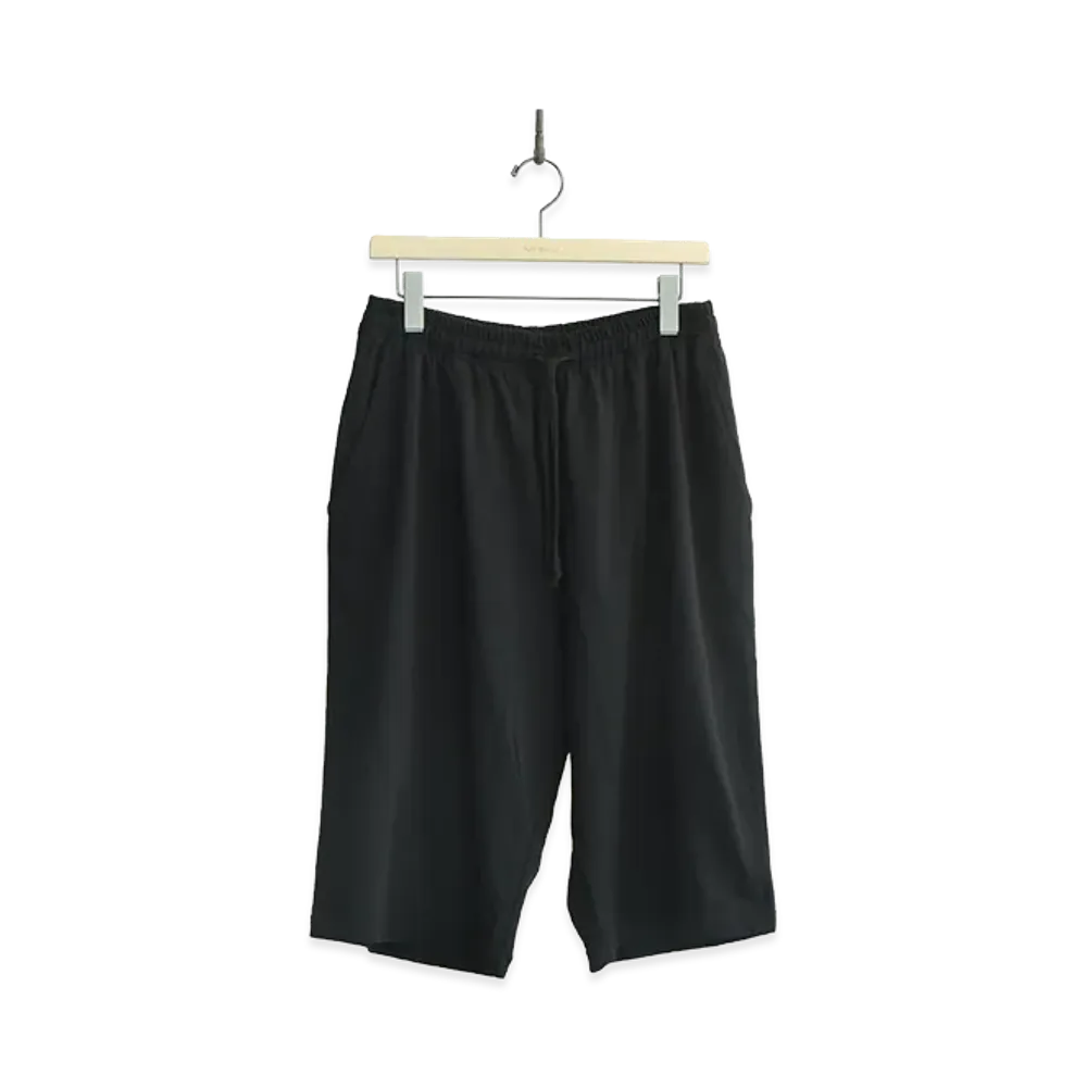 COMOLI Cotton Mesh Shorts "Black"
