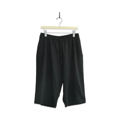 COMOLI Cotton Mesh Shorts "Black"