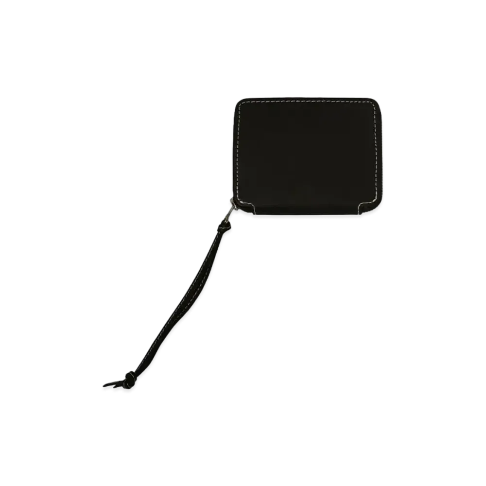 SOPO ROUND ZIP PURSE-DEG/ZE "BK"