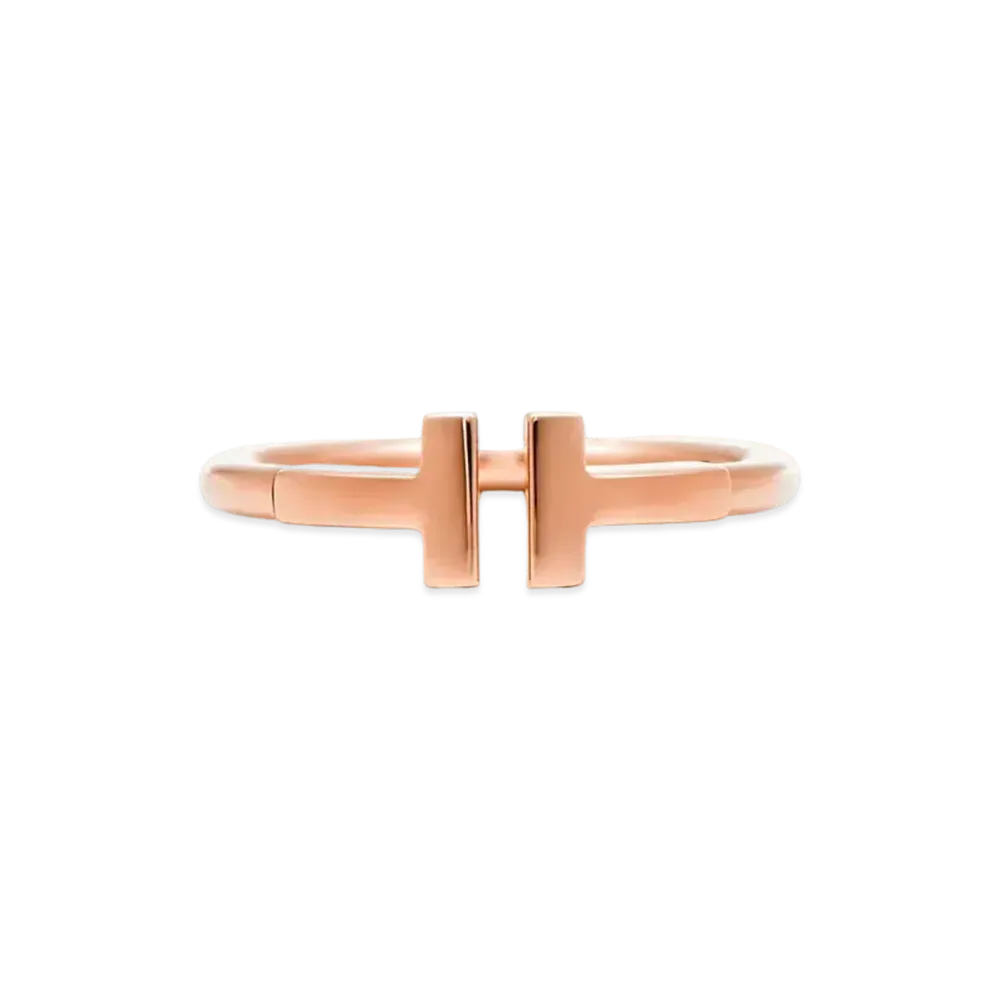 Tiffany & Co. Tiffany T Wire Ring 18K "Rose Gold"