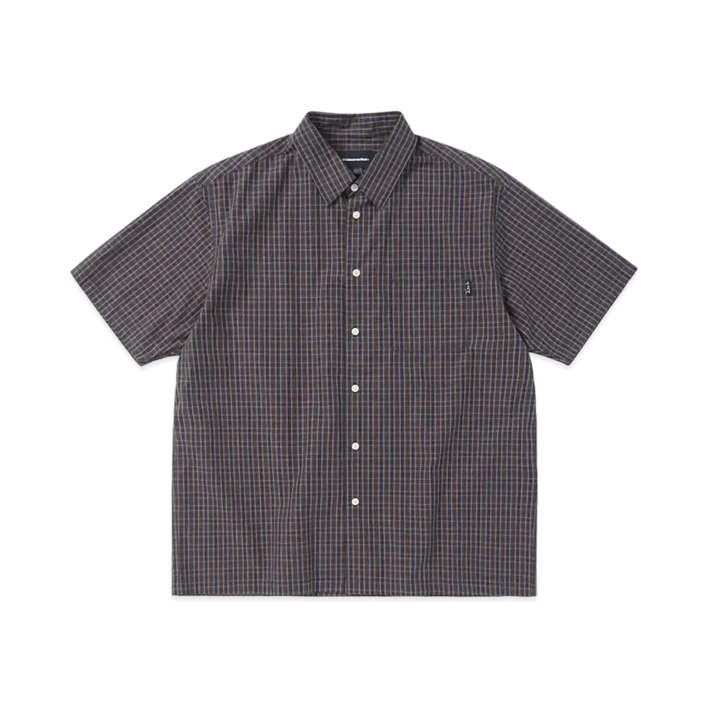 thisisneverthat Plaid S/S Shirt "Navy"