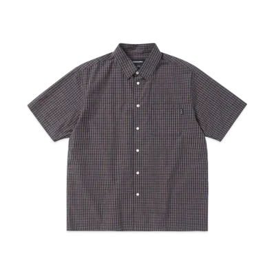 thisisneverthat Plaid S/S Shirt "Navy"
