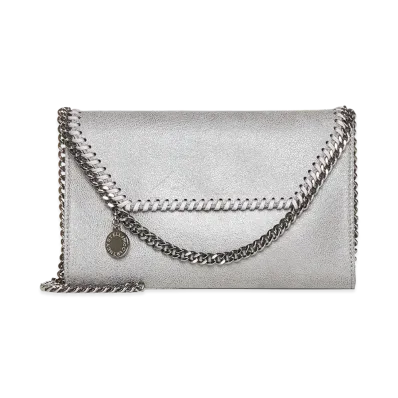 STELLA McCARTNEY Women's Falabella Shoulder Bag Wallet "Gray"