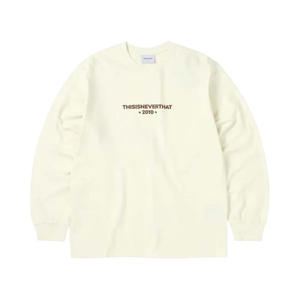thisisneverthat R-Logo L/S Tee "Natural"