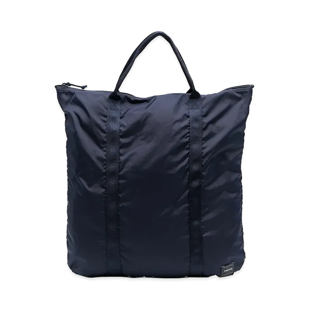 PORTER Tech Fabric Tote "Blue"