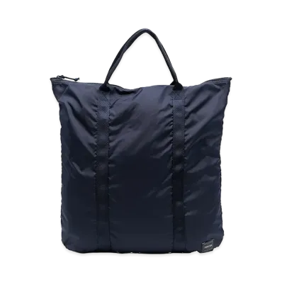 PORTER Tech Fabric Tote "Blue"
