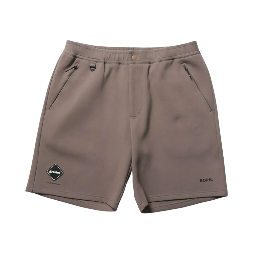 F.C.Real Bristol Tech Sweat Training Shorts "Light Brown"