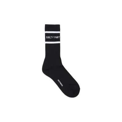 WACKO MARIA Logo Jacquard Socks "Black/White"