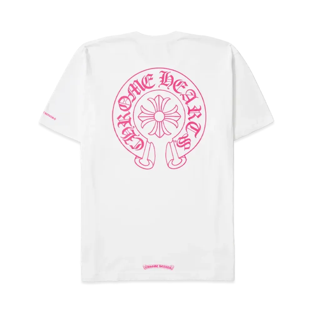 クロムハーツ ピンクロゴ ホースシュー S/S ポケット Tシャツ