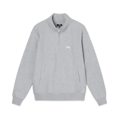 Stussy OVERDYED STOCK LOGO MOCK "Grey Heather"
