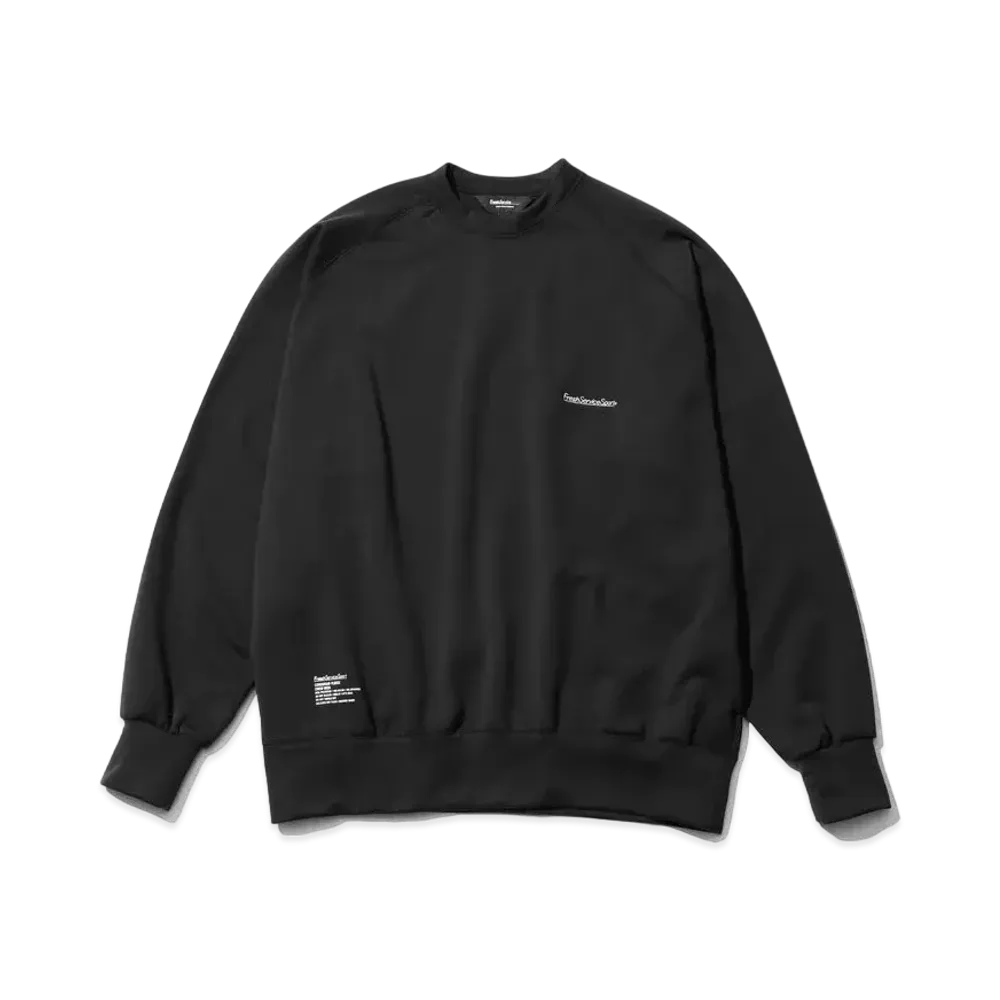 FreshServiceSport Cordura_ Fleece Crew Neck "Black"