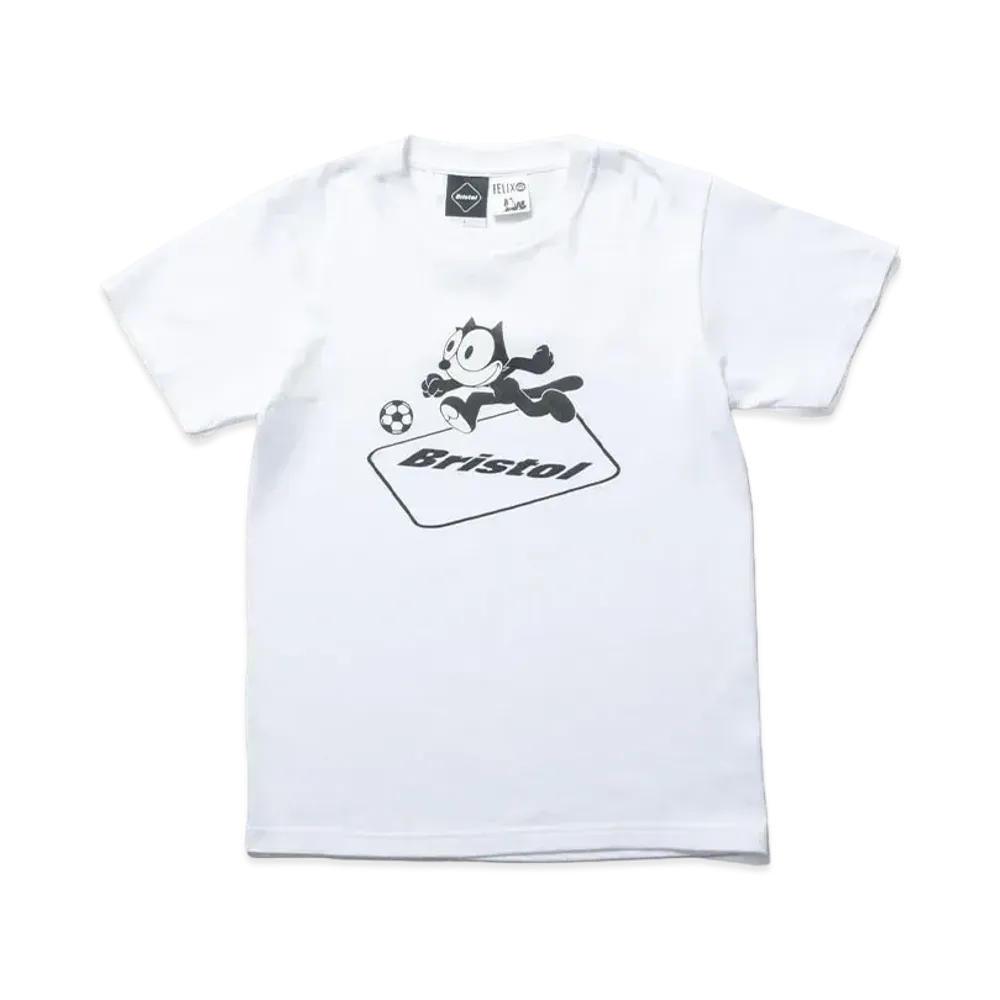 F.C.REAL BRISTOL For Kids Felix The Cat Supporter S/S Tee "White"