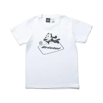 F.C.REAL BRISTOL For Kids Felix The Cat Supporter S/S Tee "White"