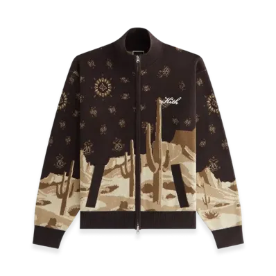 Kith Women's Oversized Wyler Desert Full Zip Sweater "Incognito"