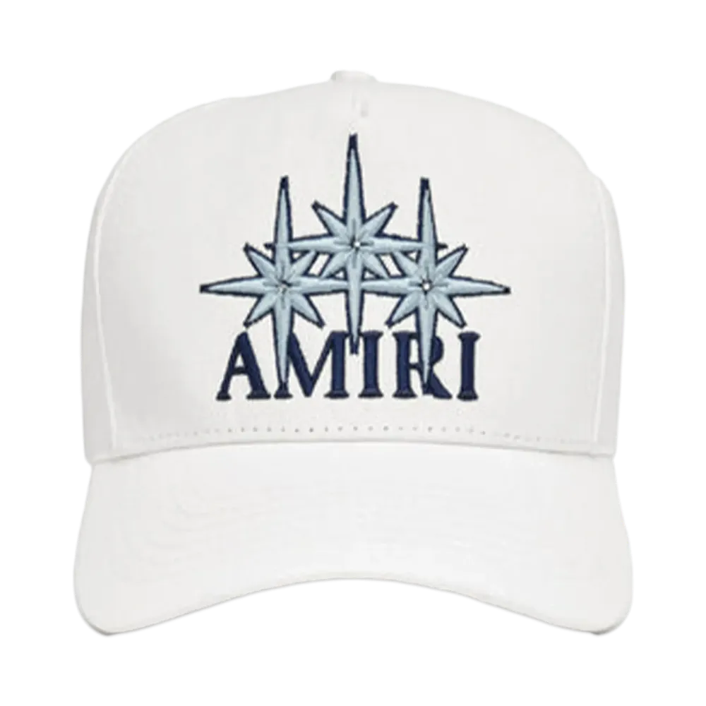 AMIRI Starburst Canvas Hat "Ivory"