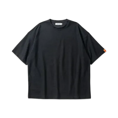 TIGHTBOOTH Honeycomb Border T-Shirt "Black"
